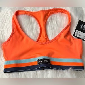 🆕Savage X Fenty Orange Guava Low Impact Sports Bra - Size: XS